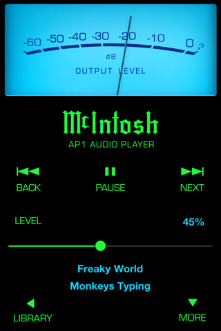 iPhone / iPad App: 美國「麥景圖」 McIntosh AP1音樂播放器