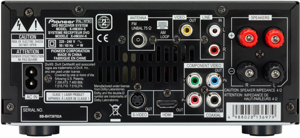 PIONEER 推出數碼聲音廣播 (DAB+ 支援) 微型組合 『X-HM30DAB-K』