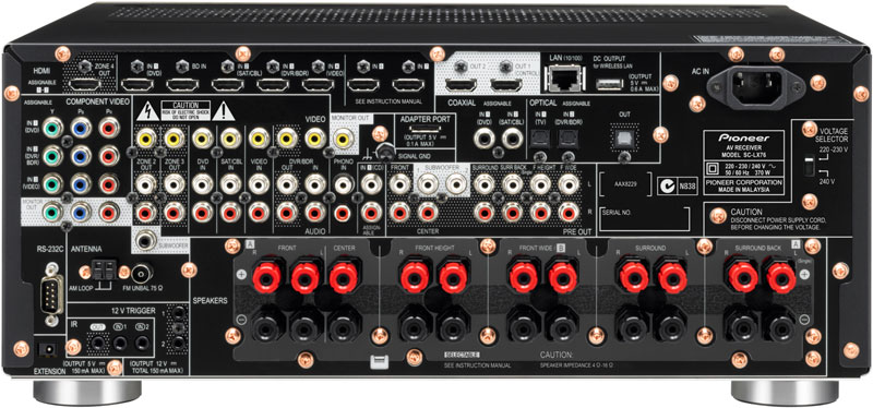 PIONEER 推出最新設計 AV 擴音機SC-LX86 / SC-LX76