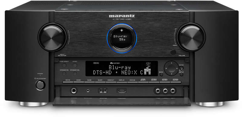 Marantz AV8801 11.2 聲道影音前置放大器 及 MM8077 7 聲道功率放大器