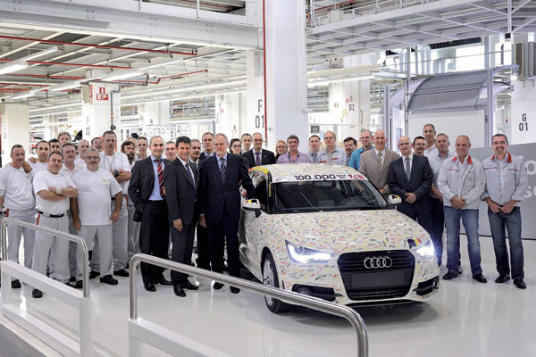 第 100,000 部 Audi A1 於比利時誕生