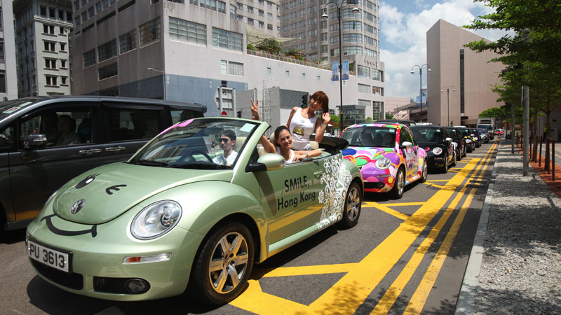 Volkswagen Beetle 巡遊港九鬧市