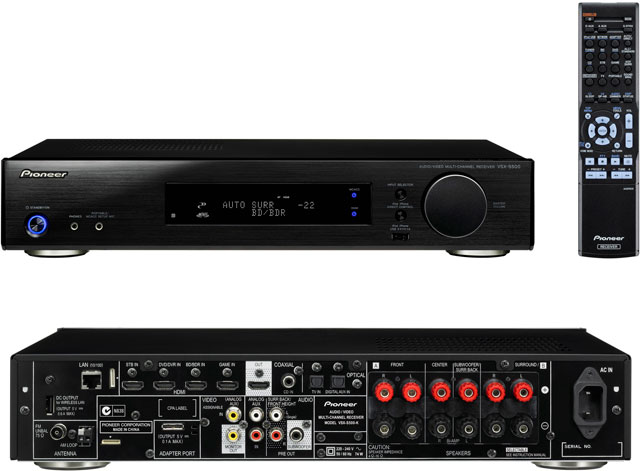 PIONEER 全新纖薄型AV 擴音機VSX-S500-K 及VSX-S300-K : 最新資訊