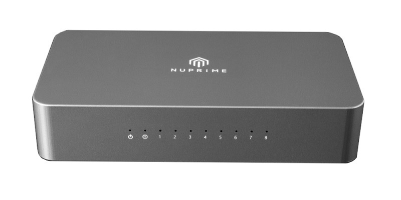 NuPrime 推出音響專用的 SW-8 Network Switch