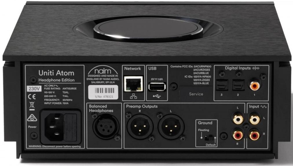 Naim Audio Uniti Atom Headphone Edition 網路串流耳擴前級