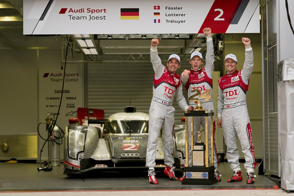 Audi 於勒芒 24 小時耐力賽勇奪第十個冠軍寶座